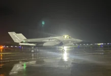 F 35 Land in kerala